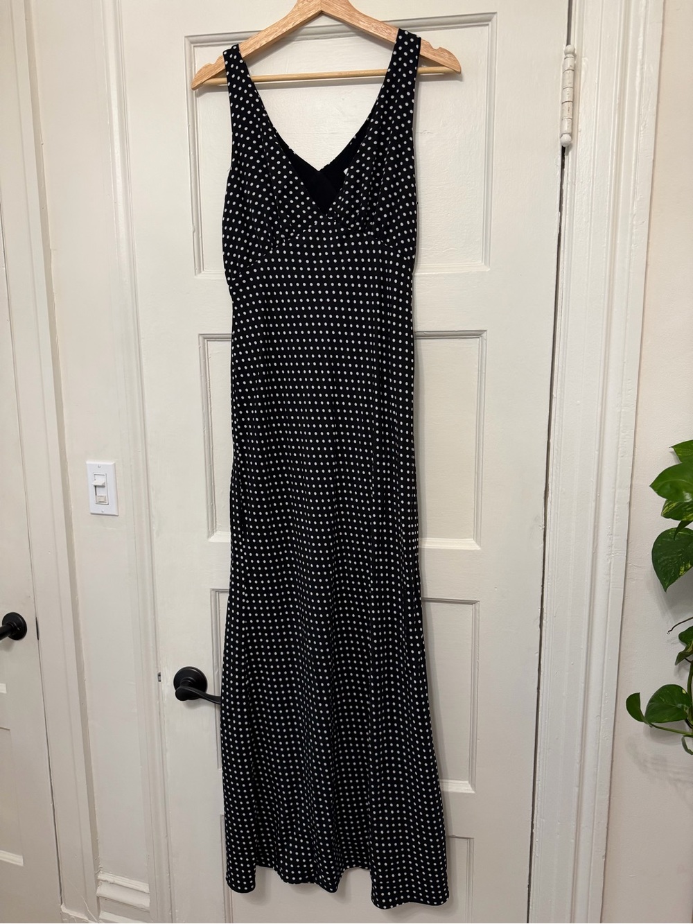 Princess Polly - Nellie Maxi Dress Black Polka Dot